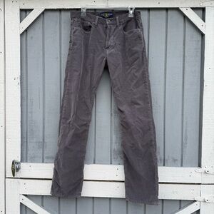 Lucky Brand 28x28 Gray Corduroy Pants EUC